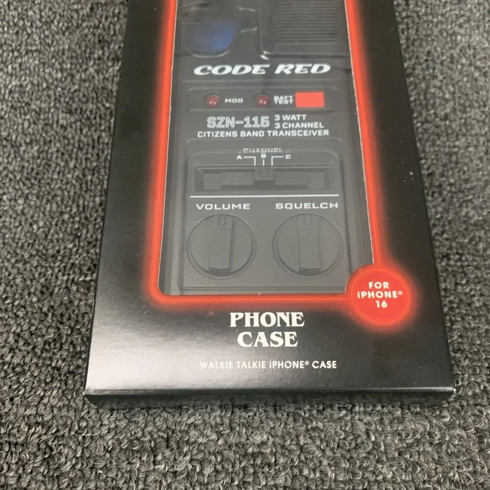 Stranger Things Walkie-Talkie Phone Case Apple iPhone 16 New Sealed